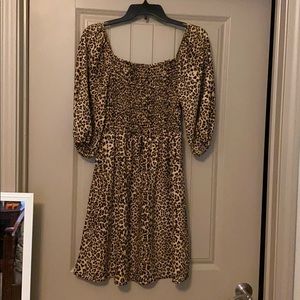 Cheetah Print Dress